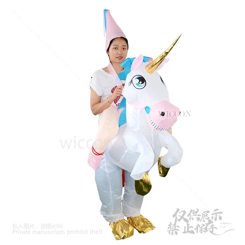 

Horse Unicorn Christmas Costume Pants Party Performance Animal Puppets Halloween Costume Carnival Party Cosplay Adult Kids