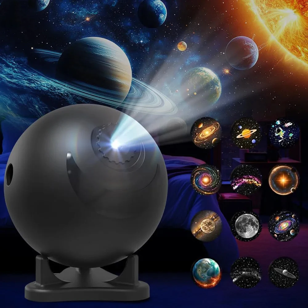 

Planetarium Projector USB LED Galaxy Projectors Star Night Light 12 Image Discs Ceiling Mood Lamp For Children Room Decor