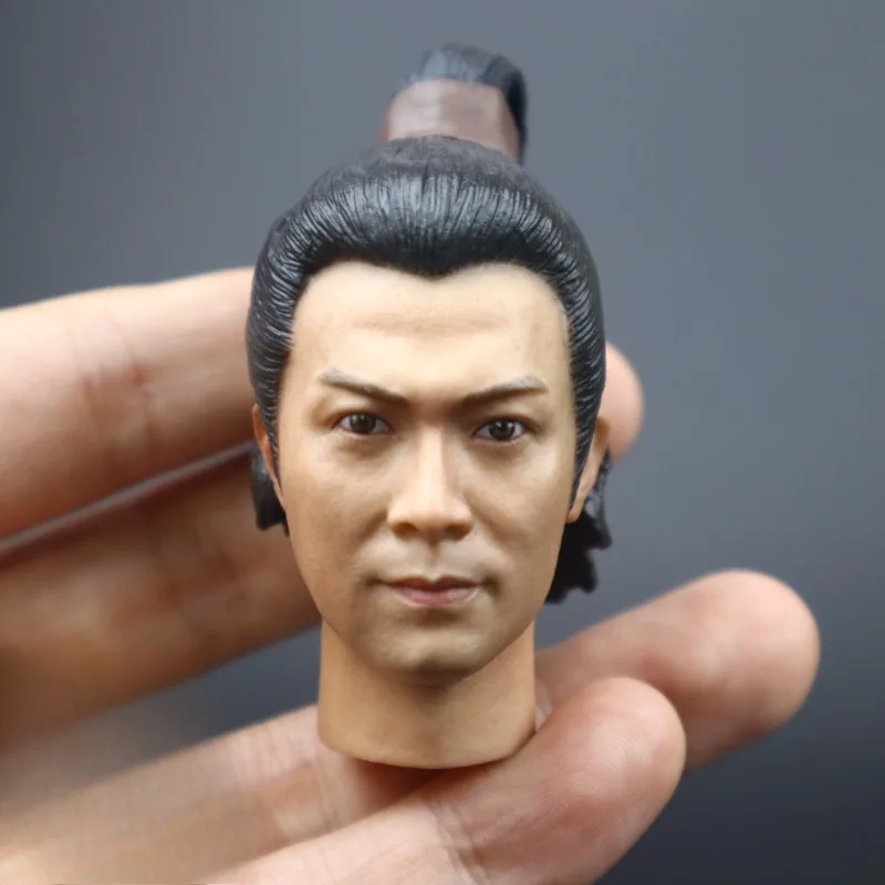 1/6 Scale Guo Jing Head Sculpt Chinese Ancient Costume TV Drama Actor Head Carving Model Fit 12'' Action Figure Body Dolls