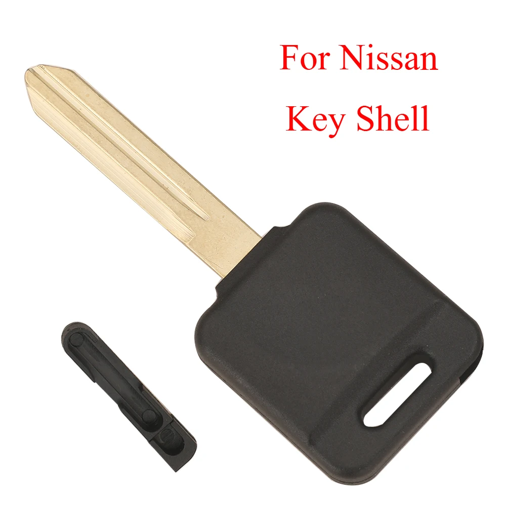 jingyuqin Transponder Replacement Remote Ignition Car Key Shell For Nissan Qashqai Tiida With Label No Chip Uncut Blade Key Case