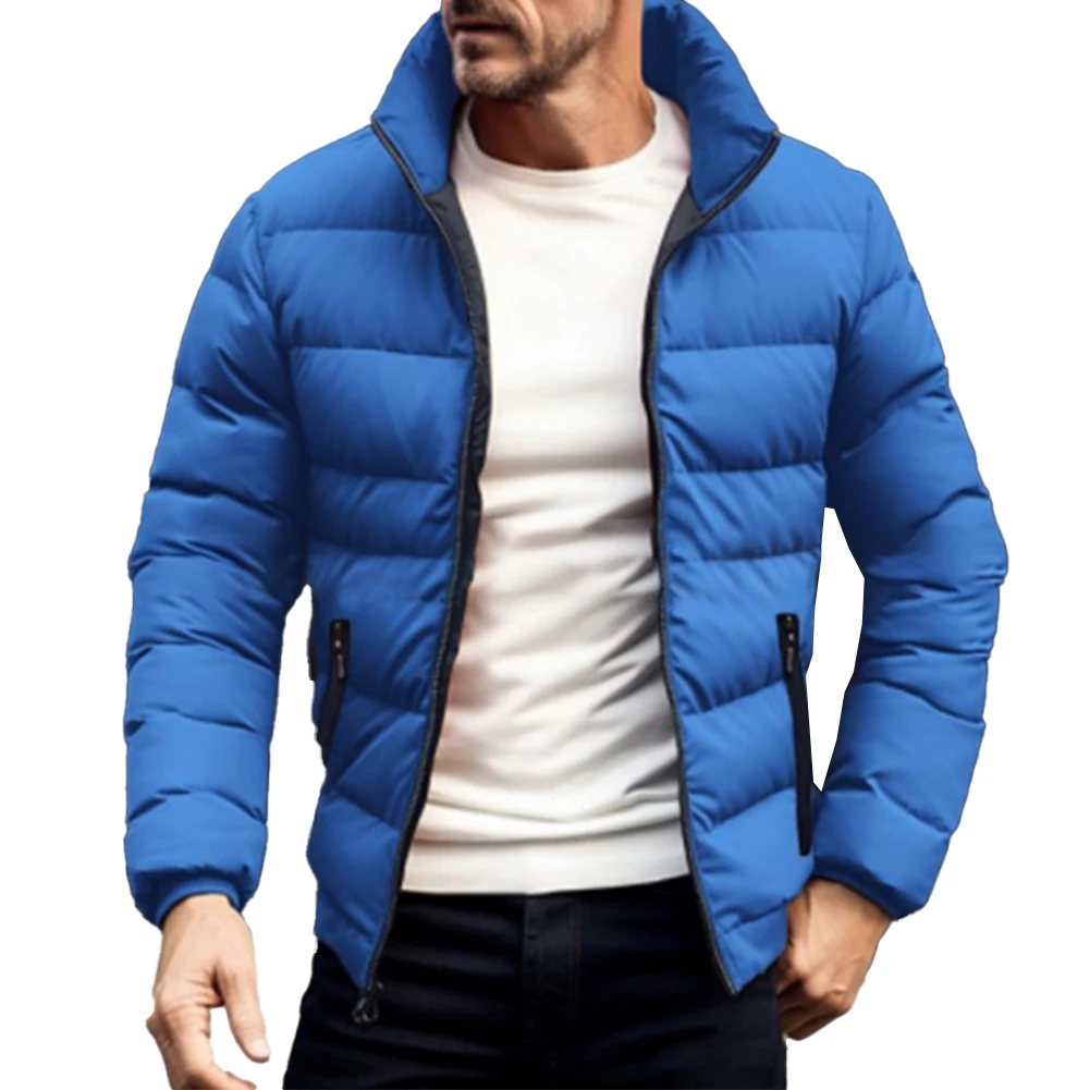 

Зимняя мода XL 2XL стеганое пальто легкая утепленная куртка с воротником-стойкой куртка винно-красного цвета черного цвета