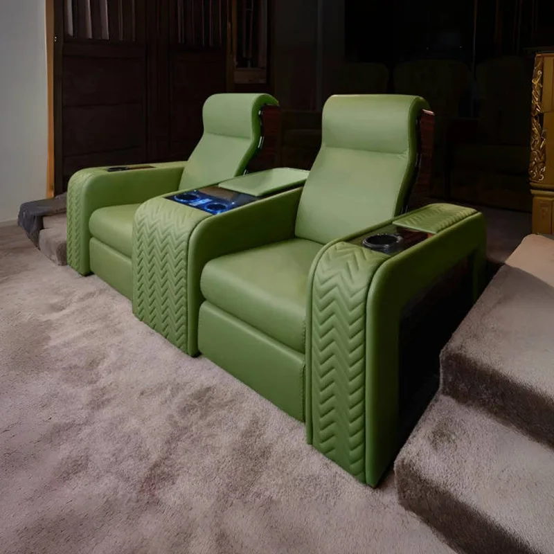 Villa electric multi-functional audio and video room reclining chair home type film and television hall viewing sofa home