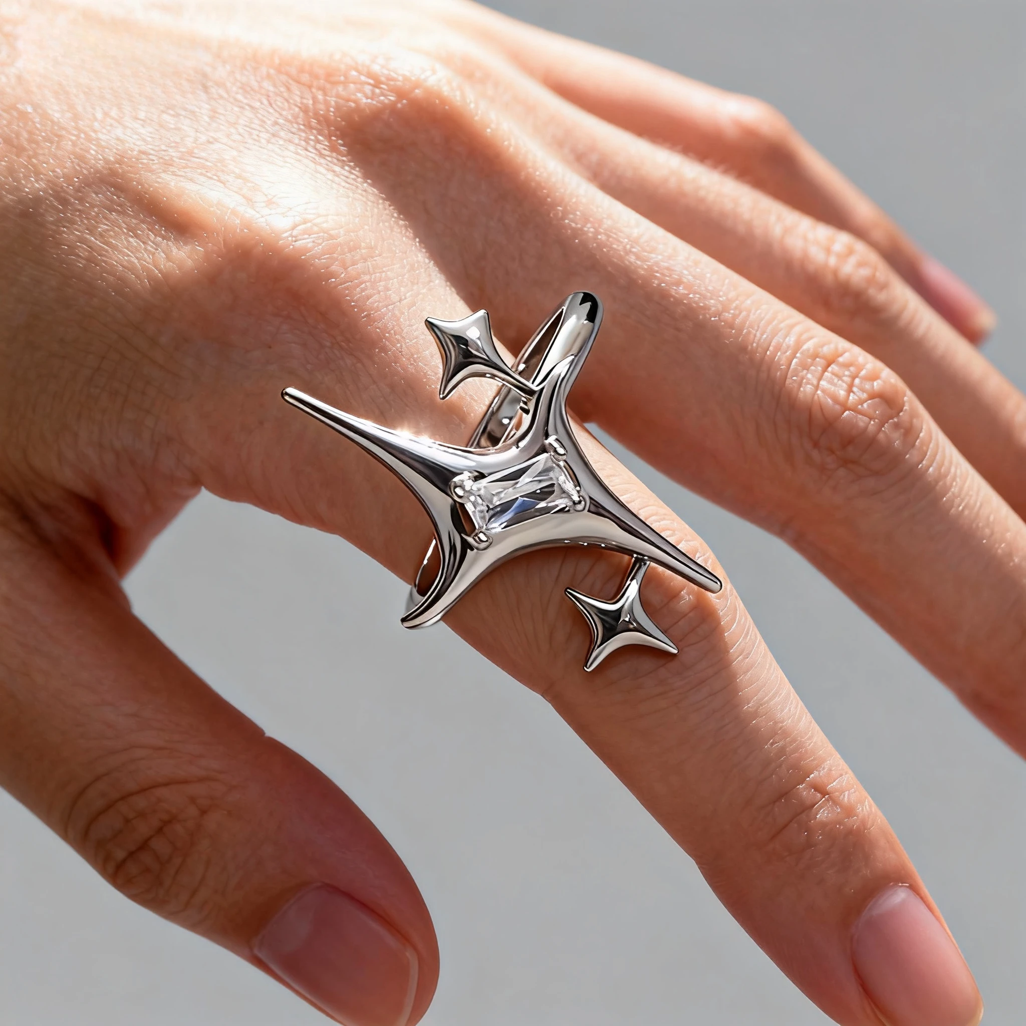 النسخة الكورية من خاتم Manxing للزوجين يتميز بملمس الزركون المرصع بتصميم حرف X أنيق وفريد من نوعه للنساء في الهالوين 2025