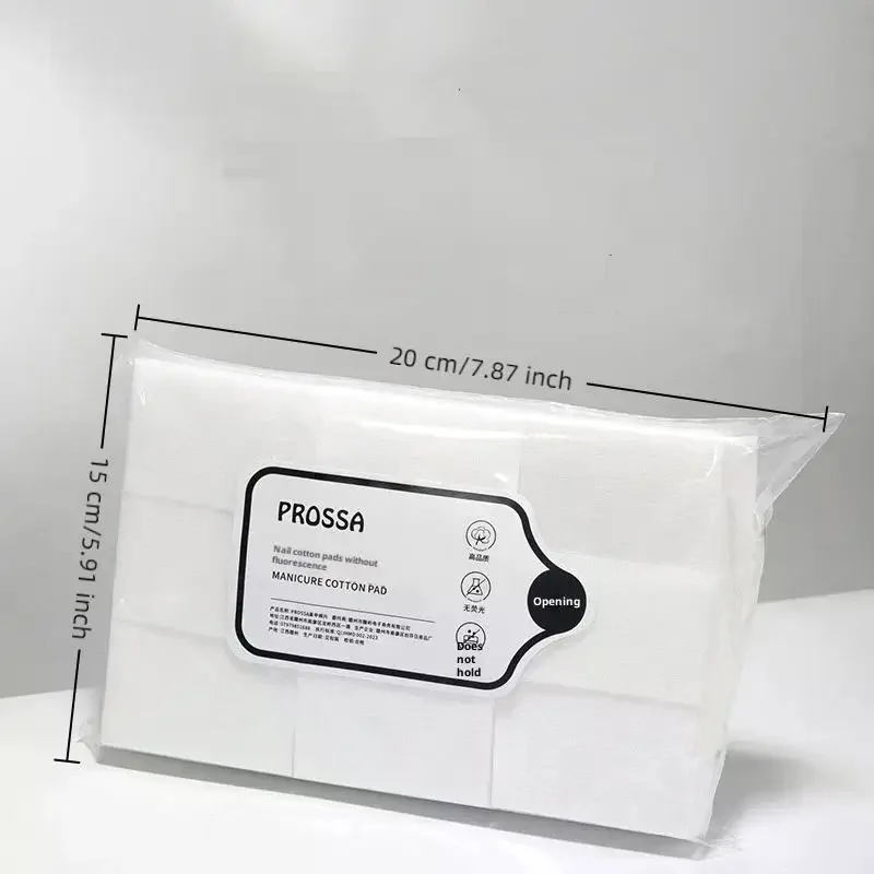 مزيل طلاء الأظافر مناديل مبللة قطنية منصات خالية من الوبر مانيكير منظف الأشعة فوق البنفسجية هلام المتاح إزالة الأظافر أوراق التطهير أداة