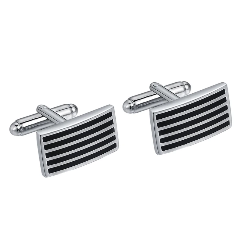 

Q0KE Gentleman Regular Cufflinks Formal Uniform Accessories Tuxedo Cuff Links Neckwear Cufflinks Classical Jewelry Gift