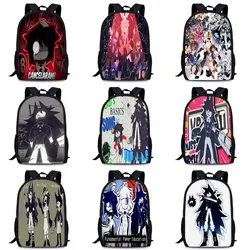 15inch Fundamental Paper Education Backpack Miss Circle Back Pack Cartoon Pen Bag Book Back Pencial Case For Students Backpack