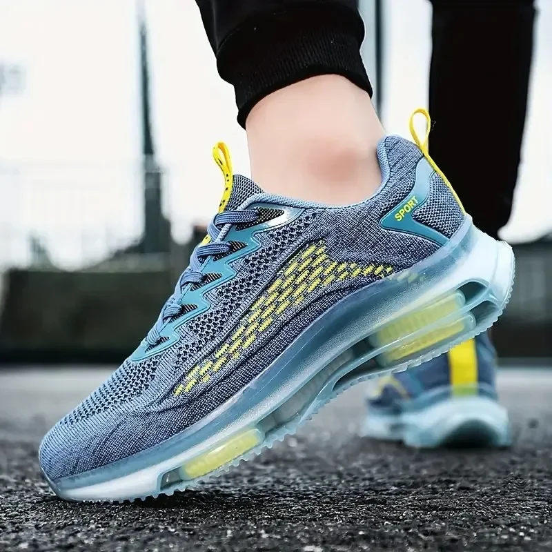 

2026 Casual Sneakers Air Cushion Running Shoes Jogging Marathon Men Sports Breathable Lightweight Comfortable Nonskid Leisure