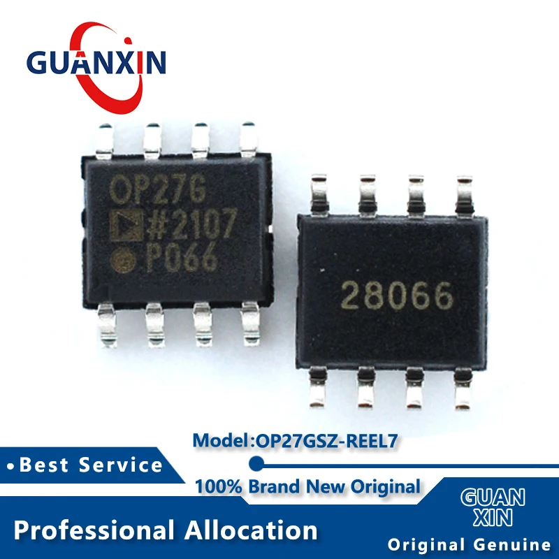 100% New  OP27GSZ-REEL7 OP27GSZ-REEL OP27GSZ SOIC-8 Marking OP27G