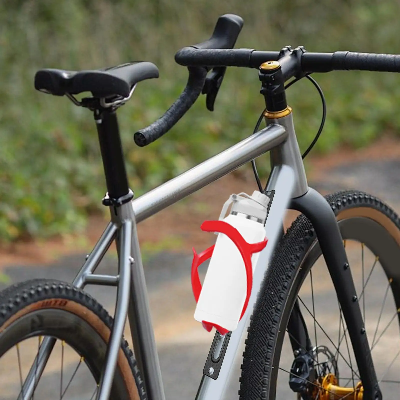 

Bike Water Bottle Holder Adapter Bottle Mount Positioner Adjustable Scooter Flask Holder Mount For Urban Riding Mountain Biking