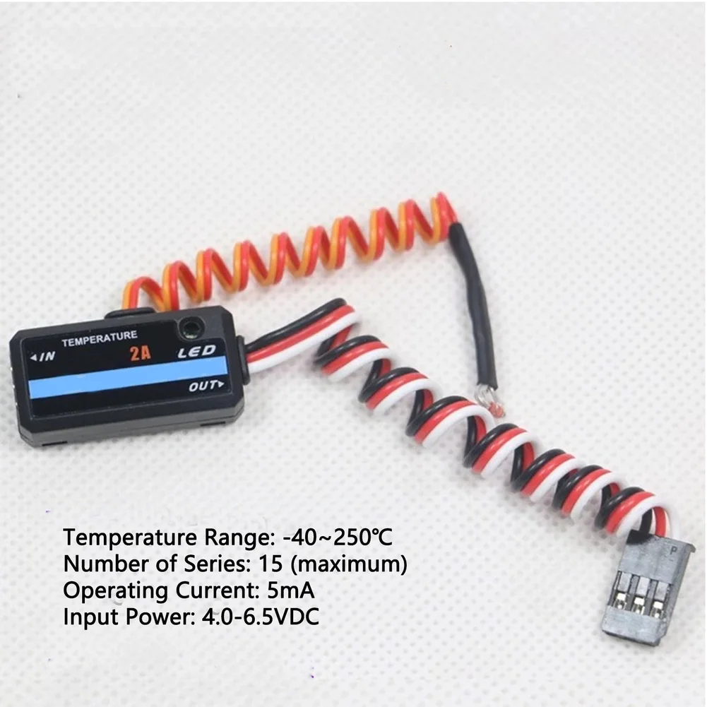 For RC Telemetry Black Voltage Sensor Module Temperature Range Monitoring Voltage Module Voltage Range -100 100VDC