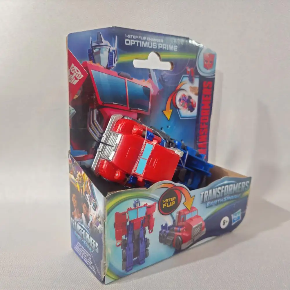 Classic Hasbro Transformers Earth Spark Series Optimus Prime Cartoon Anime Mobile Model Handmade Children's Gift Collection