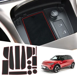 LFOTPP Car Door Groove Mat for Mercedes Benz Smart 1 2023 2024 Anti-Slip Door Slot Pad Auto Interior Smart 1 Accessories 2023