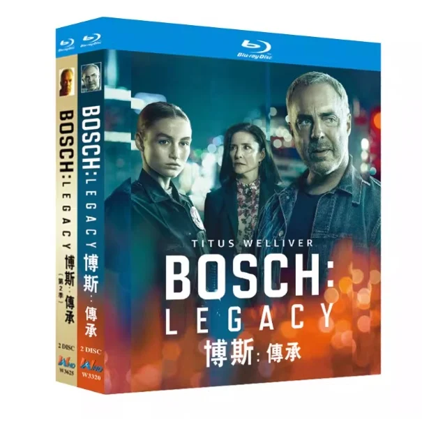 

Blu-ray BD High-Definition: Американский телесериал Bosch Legacy, сезоны 1–3, 2025, 6-дисковый набор