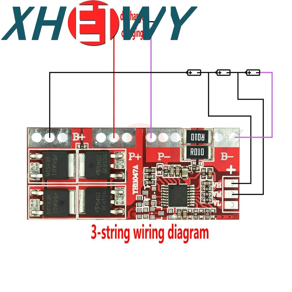 Smart Electronics 4S 30A High Current Li-ion Lithium Battery 18650 Charger Protection Board 14.4V 14.8V 16.8V Overcharge