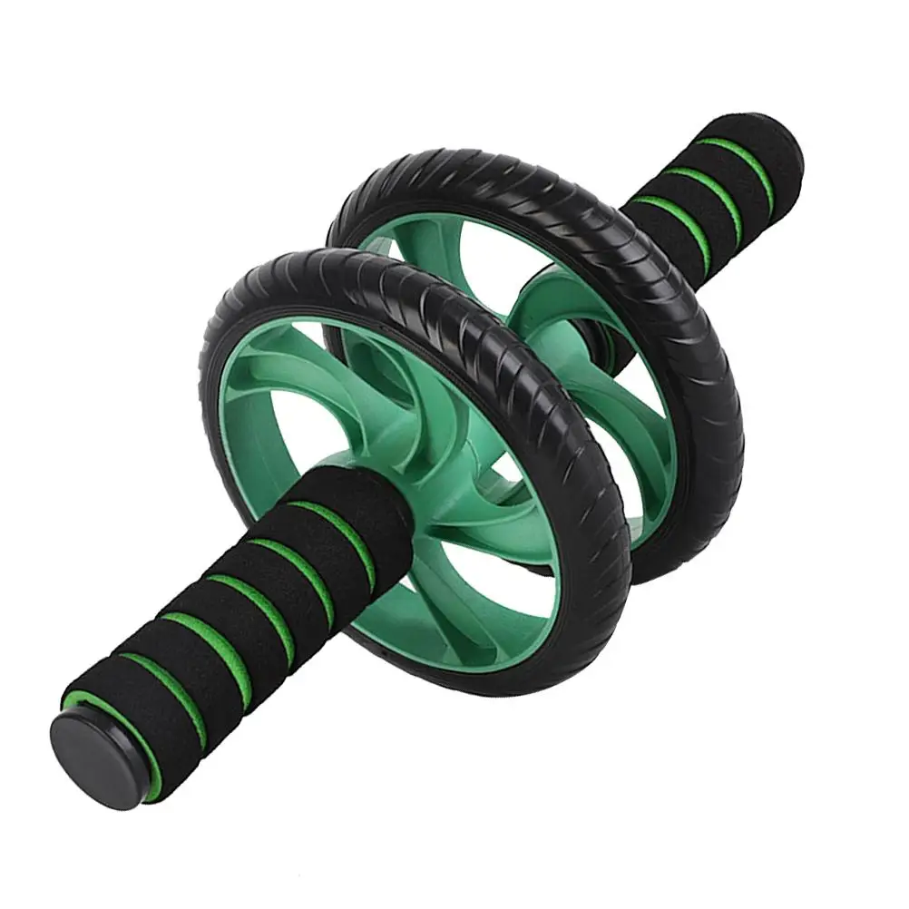 

Abdominal Wheel Lightweight Portable Device for Home Equipment to Build Abs Burn Calories Green Color