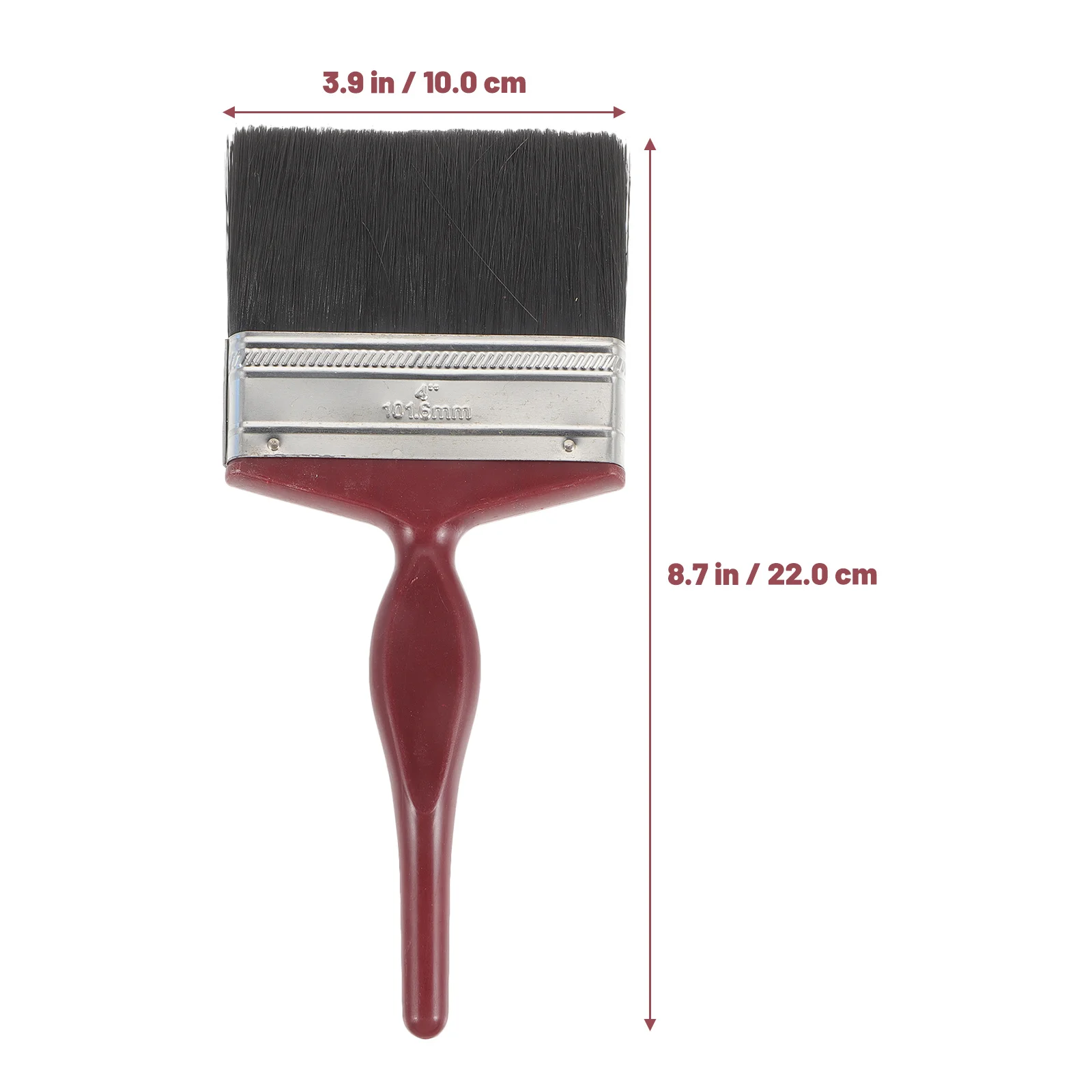 Deck Stain Brush Ergonomic Handle Mixed Bristle Paint Brush for Wall Floor Ceiling Stain Application Large Flat Surface Tool