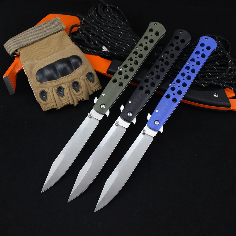 Cold TI LITE Folding Pocket Knife Military Tactical Ganzo knives edc Survival Self defense Hunting Knife Multitool Jackknife