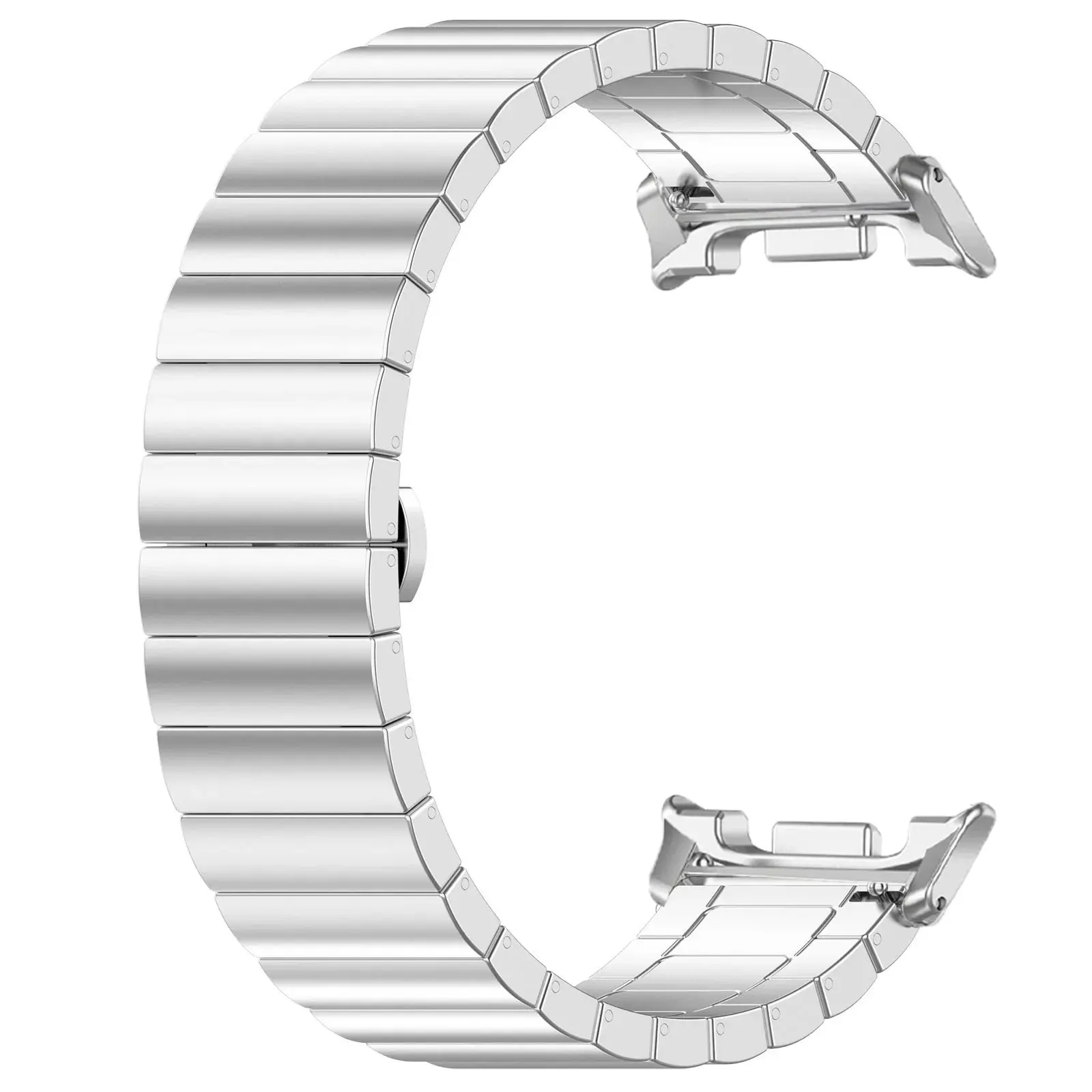 حزام معدني لهاتف سامسونج جالاكسي واتش الترا 1 2 47 ملم 2025 حزام كوريا من الفولاذ المقاوم للصدأ لساعة جالاكسي 8 40 44 ملم/8 سوار كلاسيكي