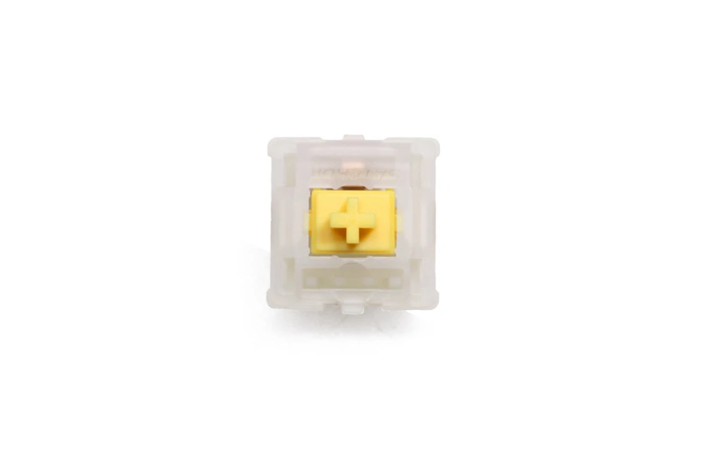Gateron CAP Milky Yellow  Pro V2 Mechanical Keyboard 5 Pin Switches Linear Switches 63g
