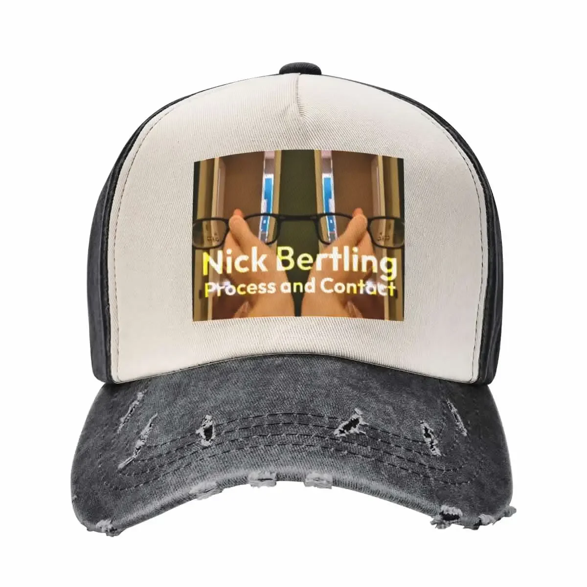 

Nick Bertling Front Cover Process and Contact Baseball Cap Kids Hat Designer Hat Male hat Trucker Men Hats Women's