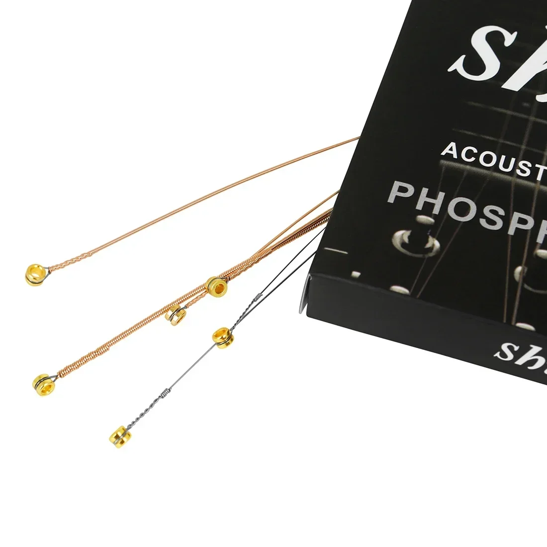 3/5/10Set Shuffle Corde per chitarra acustica SK11 SK12 Corde per chitarra con rivestimento in bronzo fosforoso con nucleo in acciaio ad alto tenore di carbonio esagonale