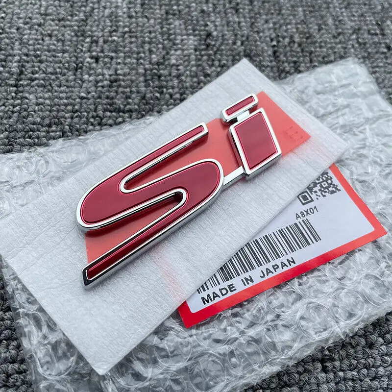 إعادة تجربة الأناقة على سيارتك: ملصق شعار Red Si Sport الأصلي لسيارة Civic 2Dr/4Dr – تقييم شامل ونصائح عملية