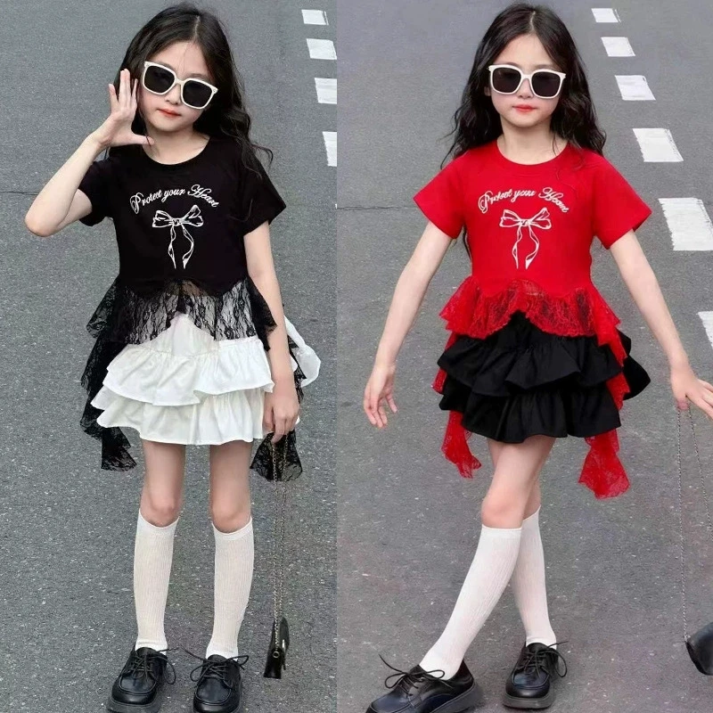 vestido-de-verano-para-ninas-pequenas-nueva-moda-2026-elegante-conjunto-de-dos-piezas-con-camiseta-de-manga-corta-con-encaje-y-lazo-y-falda-de-pastel-a-la-moda
