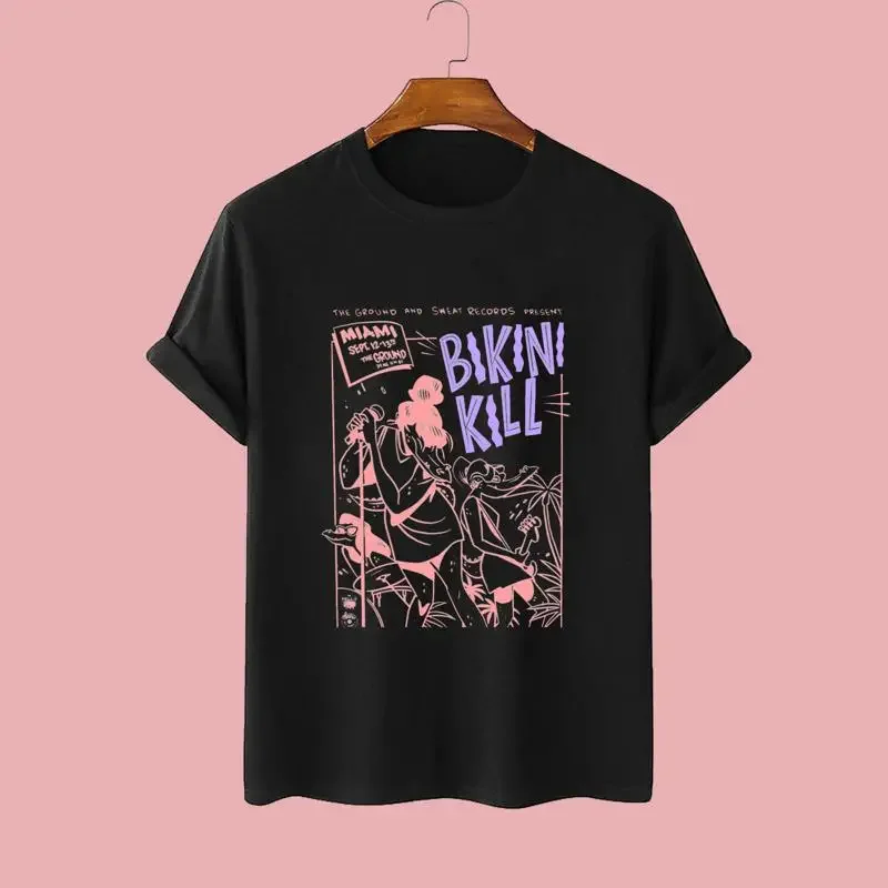 Inspired Bikini Kill Band Fans Music Lovers S 4XL Black Funny T Shirt NI272