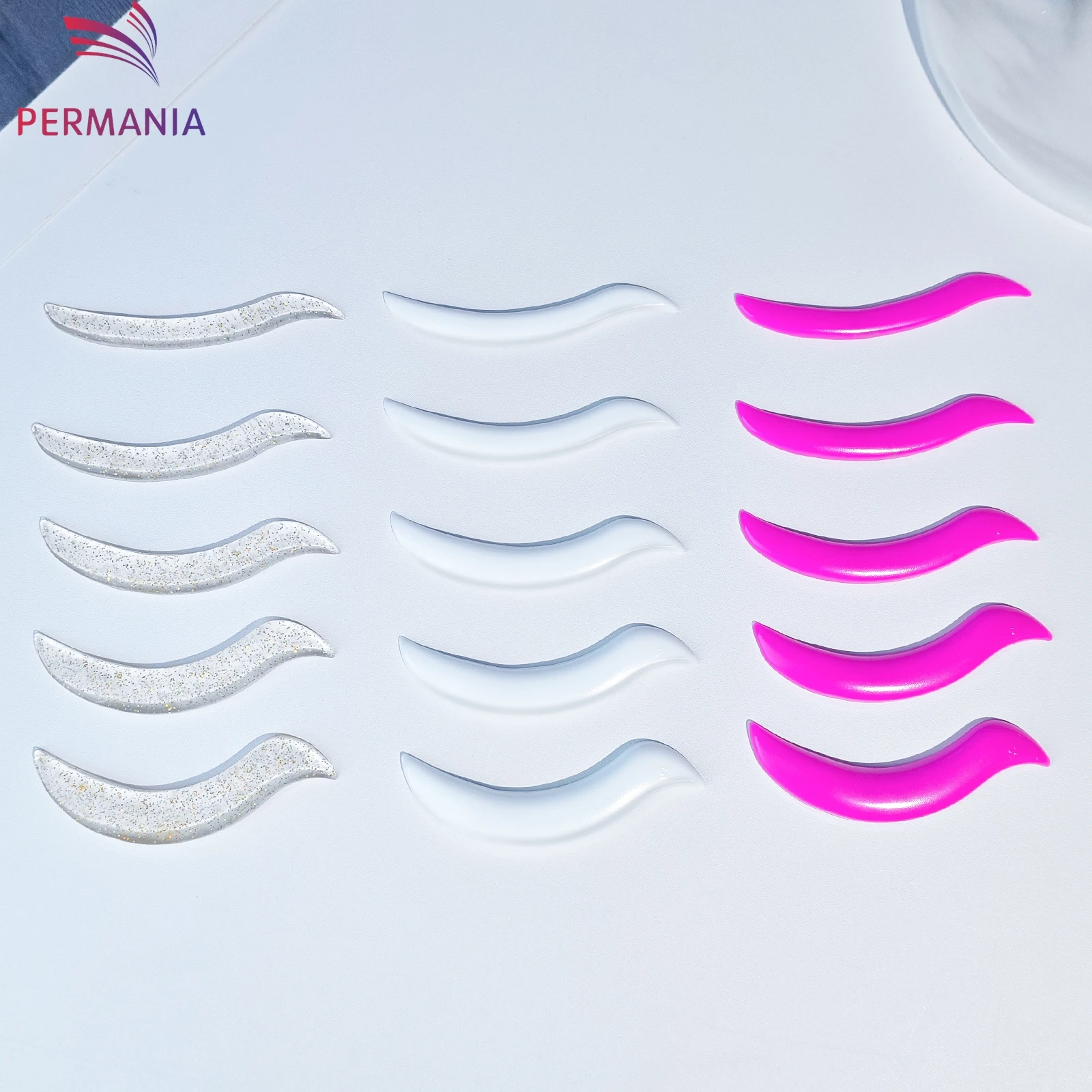 Permaina-almohadilla de elevación de pestañas autoadhesiva súper adhesiva, varillas de permanente de pestañas suaves, escudo de elevación, rizador de pestañas 3D, accesorios, herramienta de maquillaje