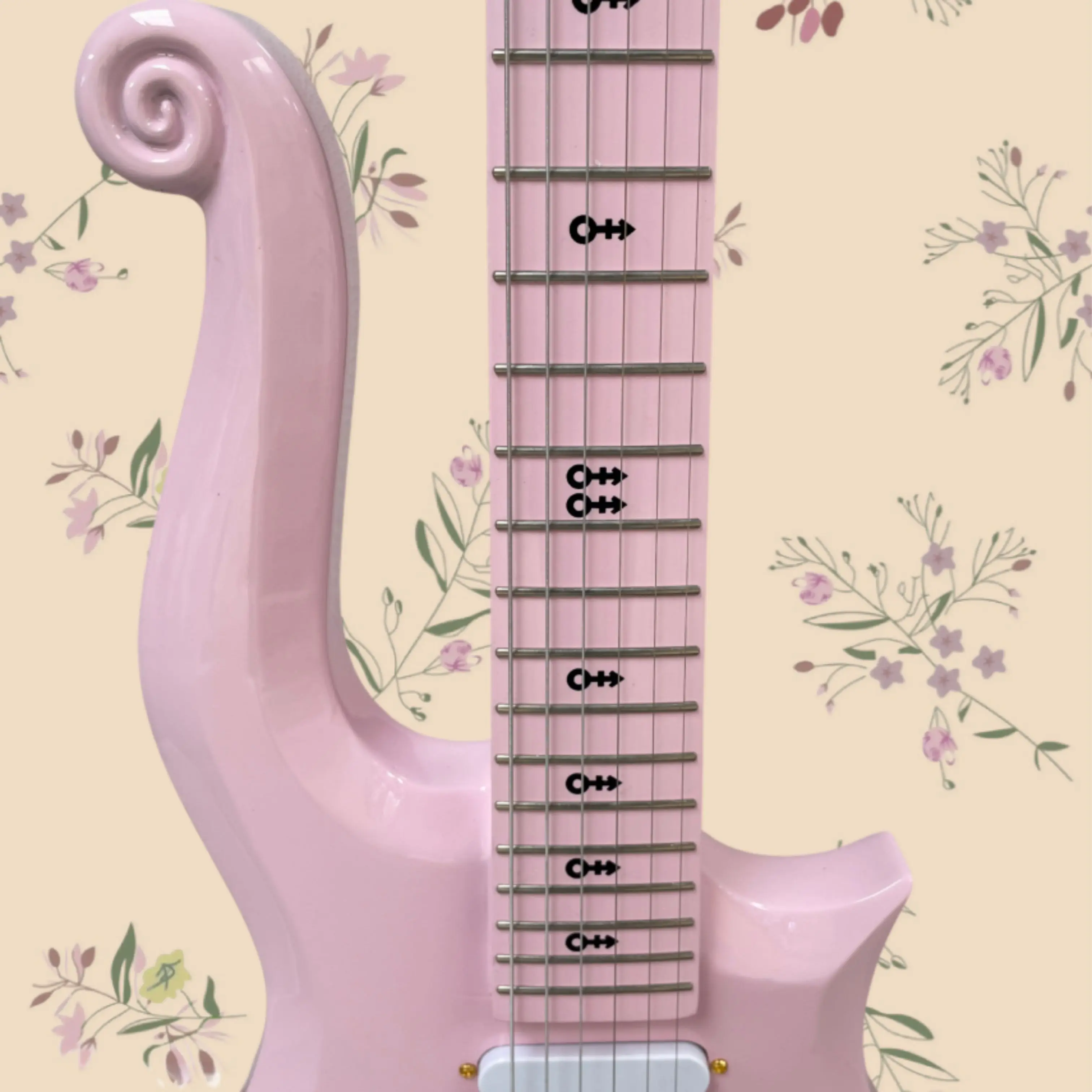 Stylish Spiral Headstock Pink Electric Guitar,S+H Pickups,Fixed Gold Bridge Guitars The Ideal Guitarra Girls Just Starting Out