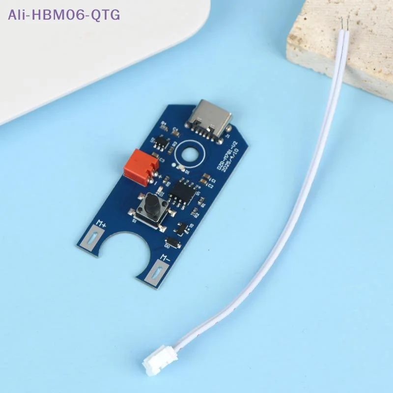 *USB Rechargeable Mini Motor Drive Mainboard Type C Portable Driver Control Board With Switch For DIY Garlic Cutter Water Pump
