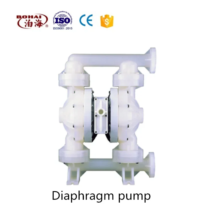Polypropylene plastic Pneumatic Diaphragm Pump Structure PVC air pump pneumatic pump