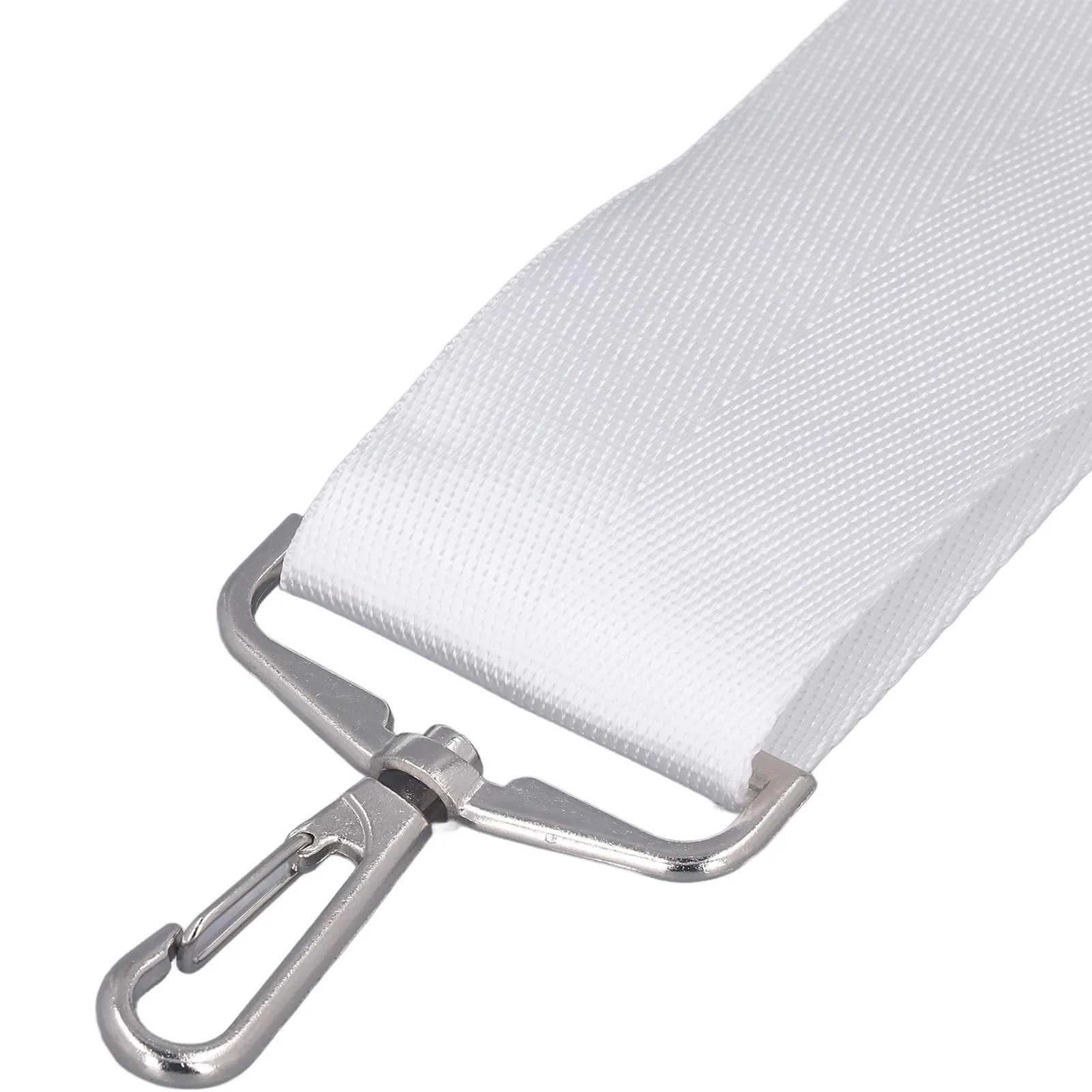 Tennis Net Center Band with Stainless Steel Buckle White Adjustable Height Sturdy Durable Portable Tennis Net Band Replacement - Image 3