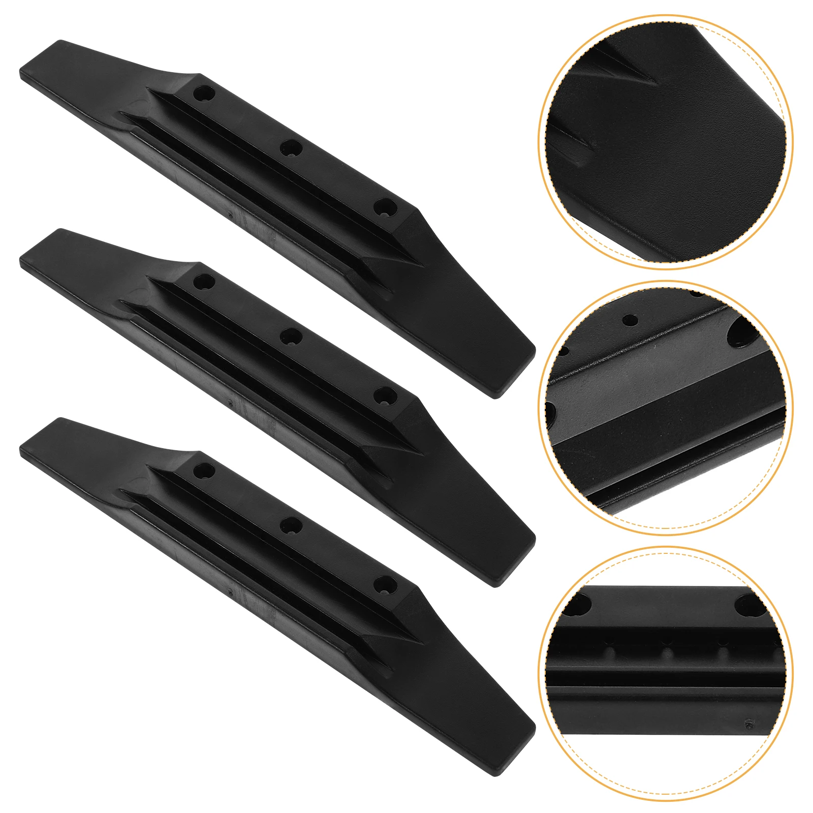 

4 Pcs Wooden Guitar Acoustic Bridge Saddle Pins Accessories and Nut Black Maintenance Kit