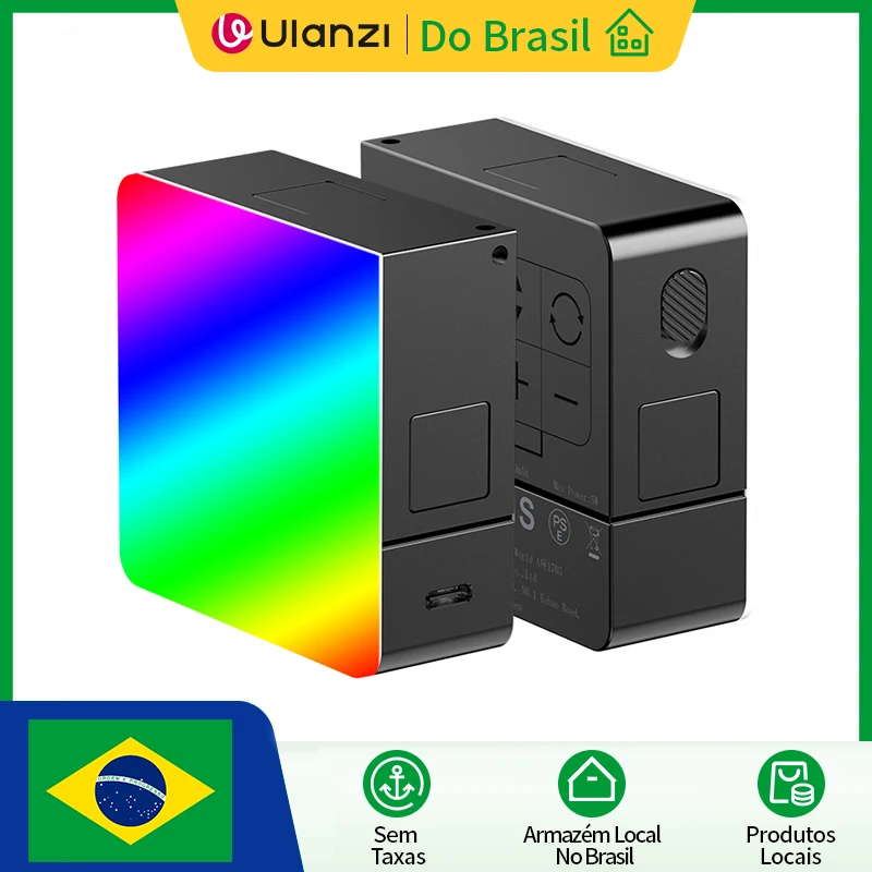 Ulanzi Vl49 Rgb Pro Luz de Vídeo Led Colorida Atualizada 2500mAh 2500K-9000K Luz - imagem 1