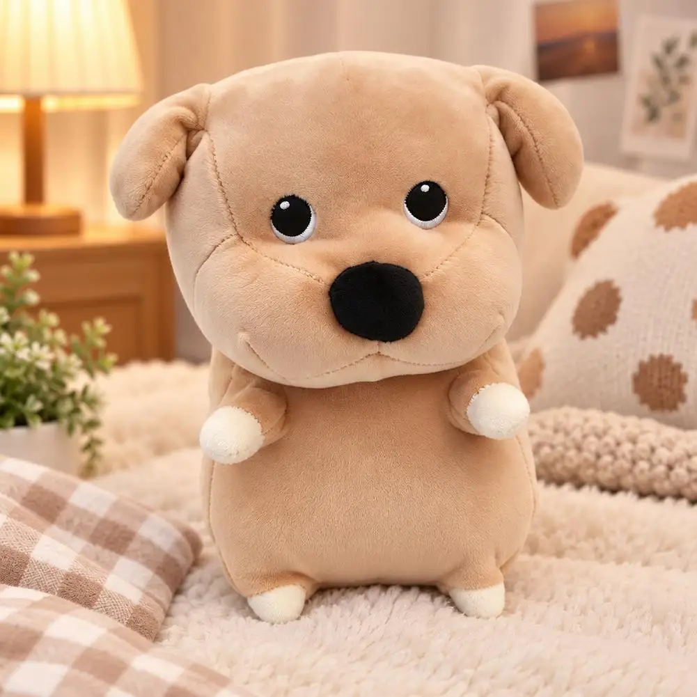 Cute Sad Expression Plush Dog Toy Soft Stress Relief Stuffed Puppy Doll Sleeping Comfort Companion Gift For Kids Girls