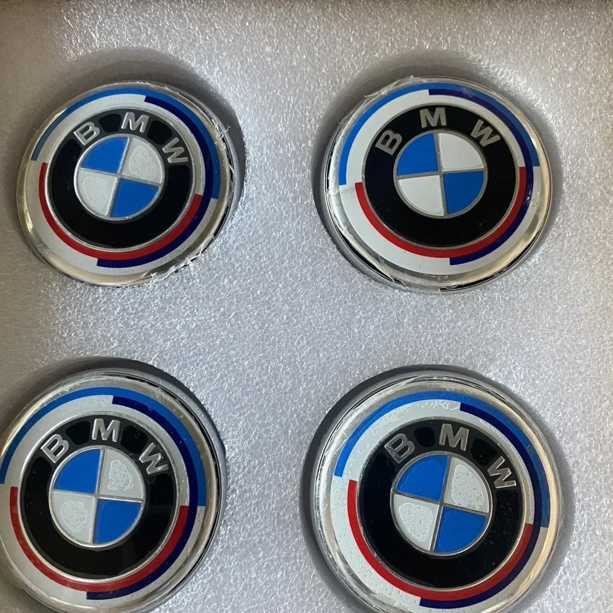 56mm Floating Wheel Center Caps BMW 50th anniversary G32 G38 G01 G08 G02 G05 F45 F46 F52 F48 F49 F39 F90 Auto Accessories