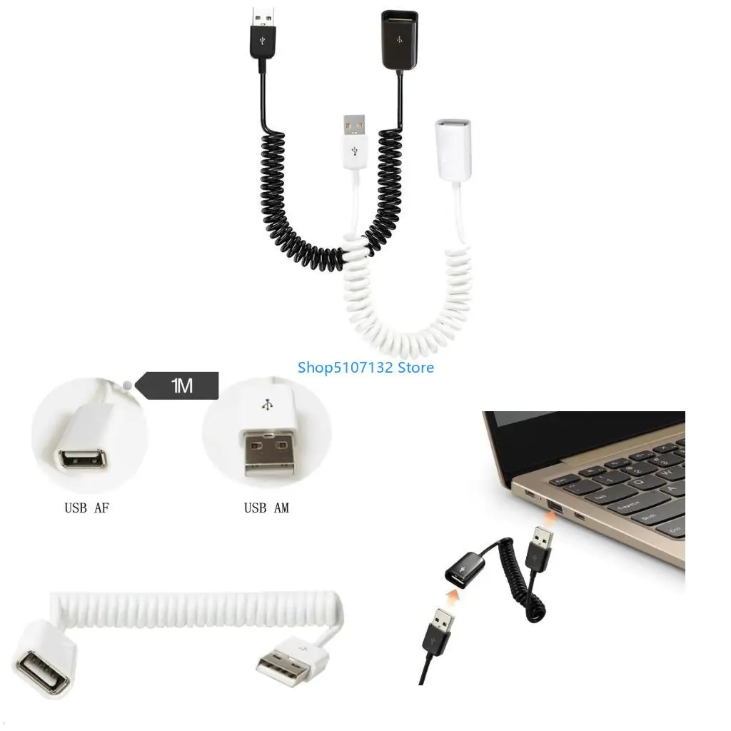 87HD Versatile USB 2.0 Male to Female Extension Cord for Home, Office, Gaming Needs