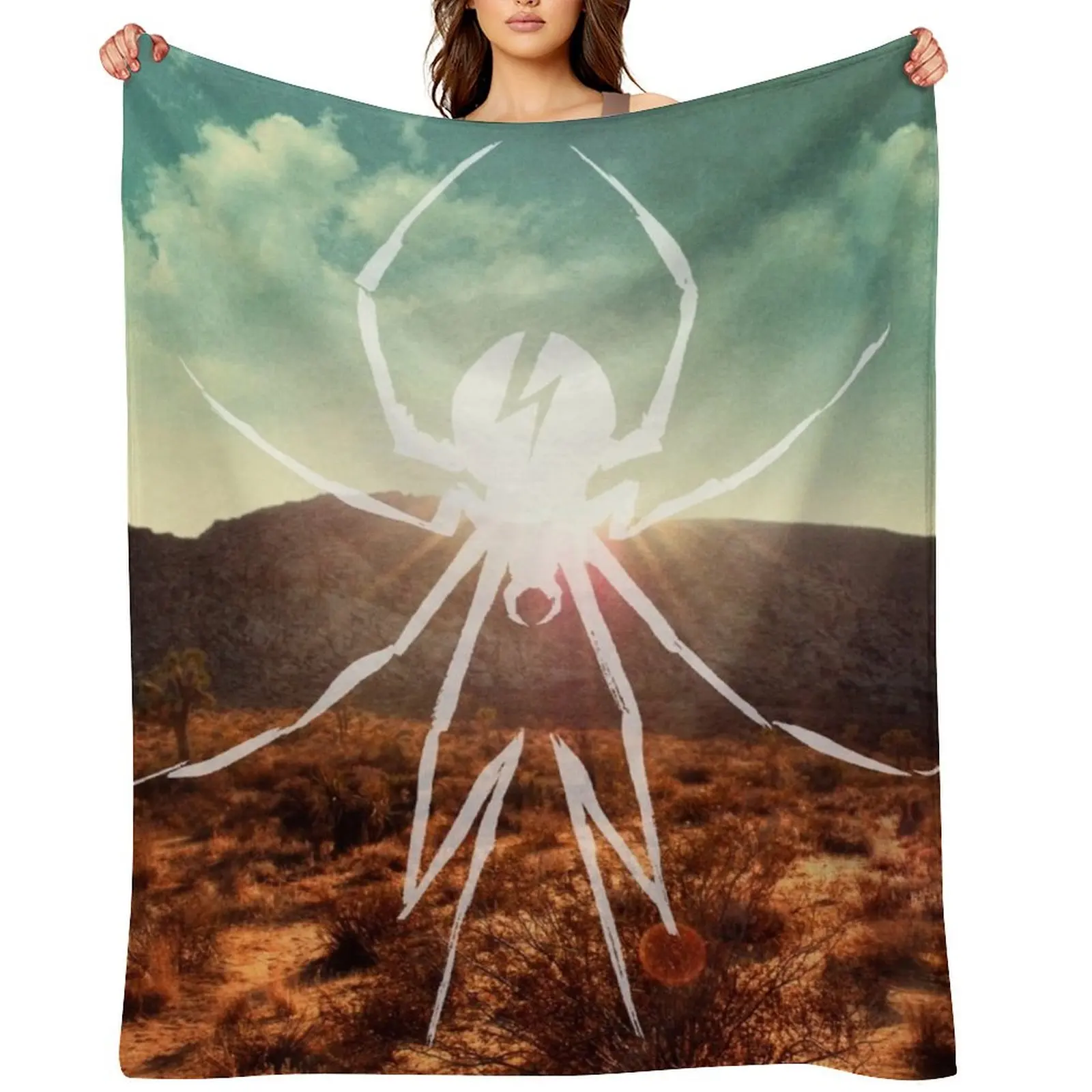 

Danger Days Tapestry Throw Blanket Plaid anime Heavy For Decorative Sofa Blankets