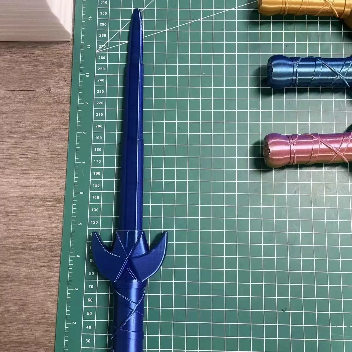 Creative 3D Printed Scalable Swords Cosplay Accessories Kids Adult Bedroom Ornaments Birthday Party