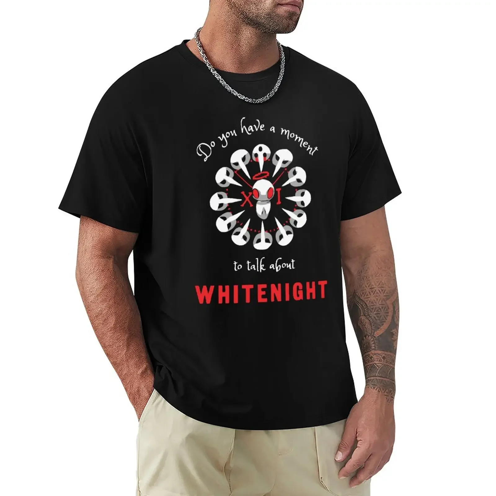 

lobotomy corporation Do You Have A Moment To Talk About WHITENIGHT T-Shirt new edition blanks men clothing