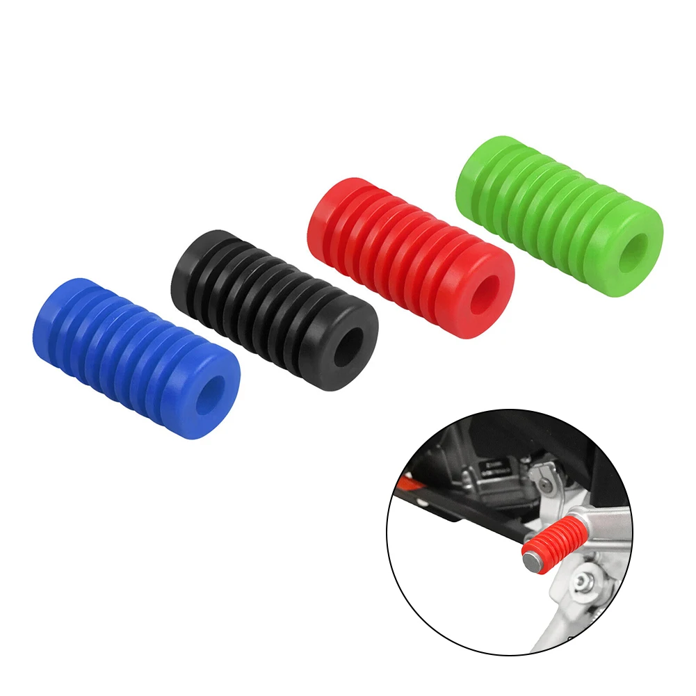 Motorcycle Gear Shift Shifter Lever Foot Pad Pedal Universal Pedal Kick Start Foot Pegs Pad Rubber Anti-corrosion