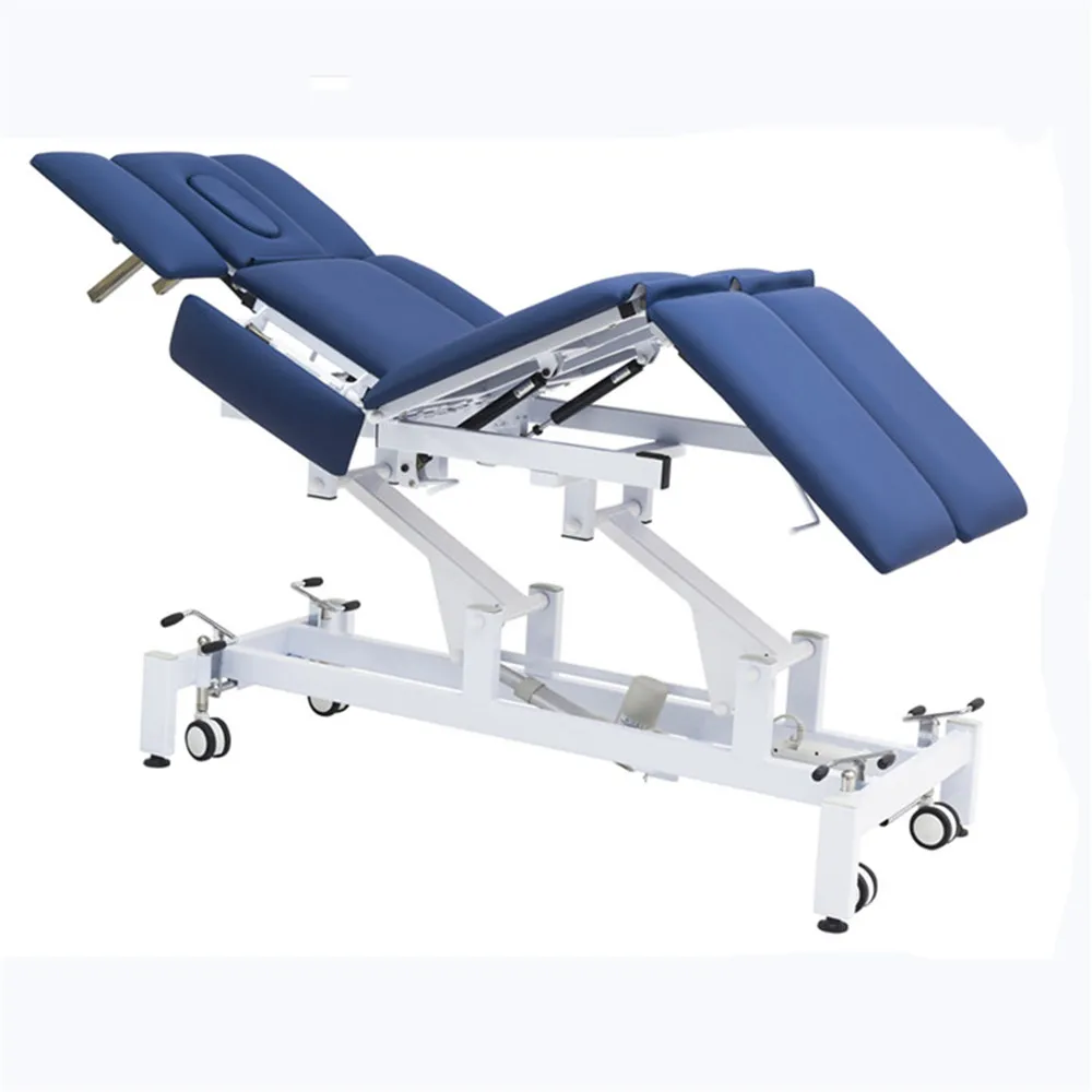 Therapeutic Physiotherapy Equipment Electric Stretcher Chiropractic Drop Table Pedicure Treatment Examination Bed Massage Table