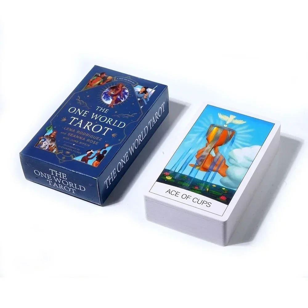 The One World Tarot 78 cartas, baraja de Tarot, juego de adivinación, herramientas de adivinación para todos los niveles de habilidad, juegos de mesa