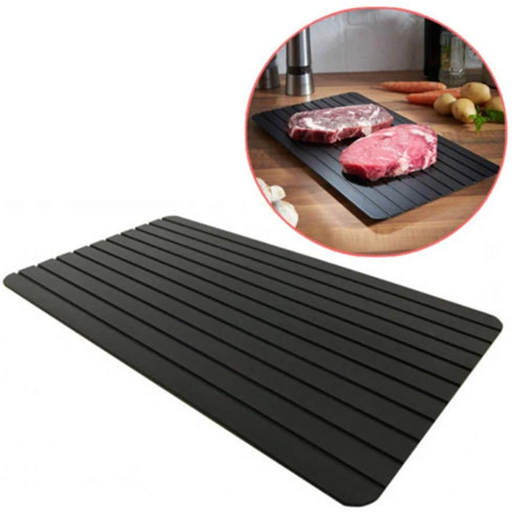 

5 PCS Quick Thaw Plate Thawing Food Defroster Board Fast Defrosting Tray for Chilled Meat Aluminum