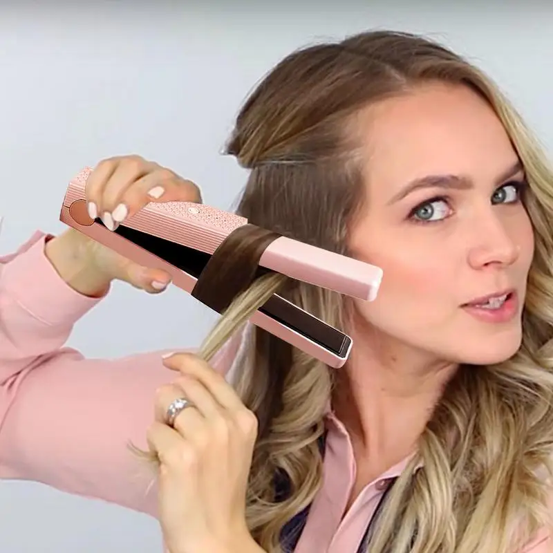 Мини-изменитель для волос, беспроводной мини-измельчитель, многофункциональный аксессуар для волос, быстрый нагрев, керамика, быстрый нагрев