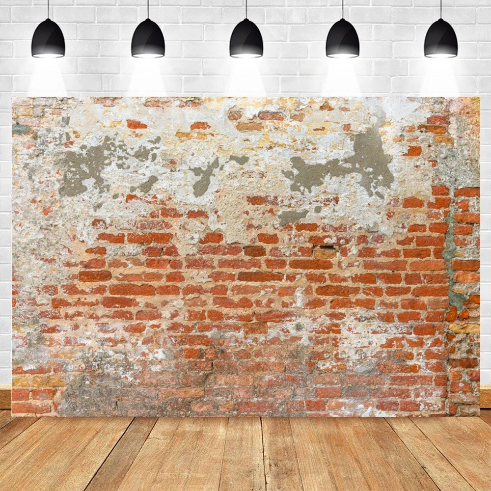 Brick Wall Decor Backdrop for Photography Customized Retro Graffiti Birthday Party Baby Child Portrait Background Photo Studio