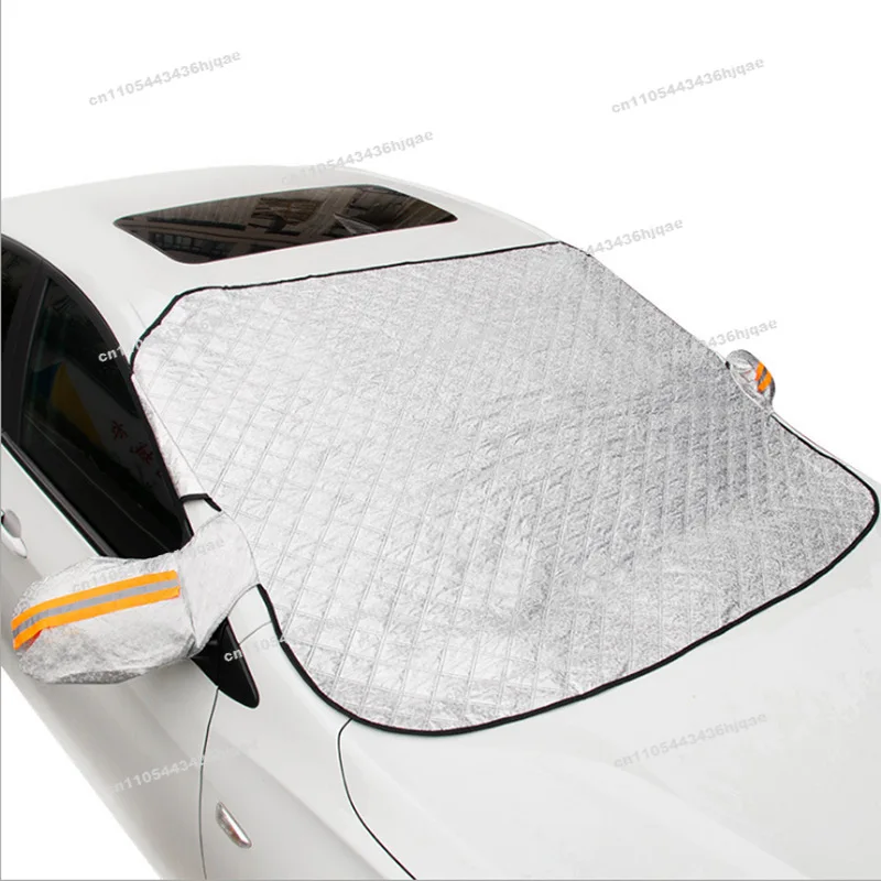 Car Snow Cover Front Windshield Frost and Antifreeze Cover Cloth Winter Car Glass Cover Cloth Thickened Snow Protection