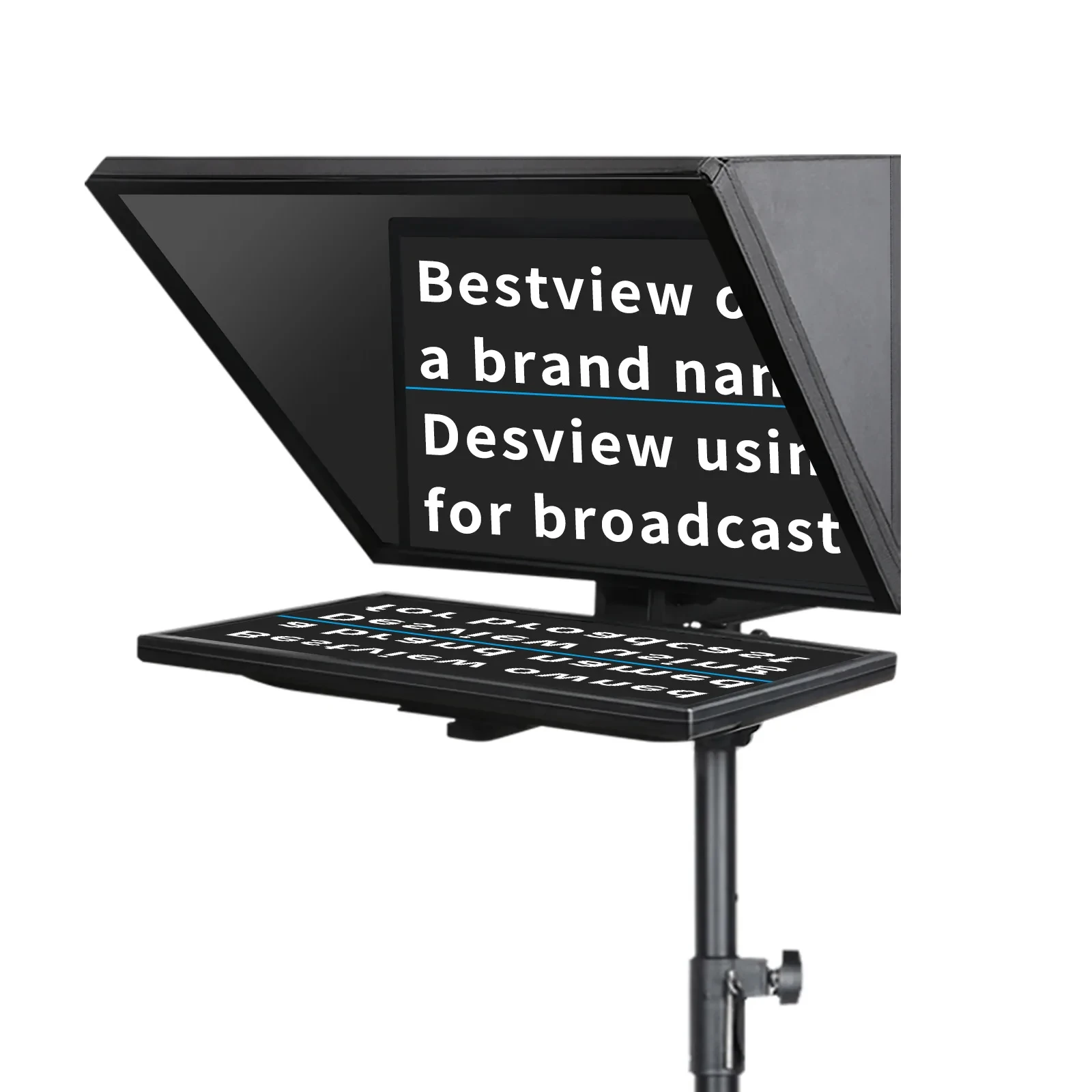 Desview T22 Bestview Teleprompter T15 T17 Professional Broadcast Teleprompter with Ultra-Clear 22-Inch Optical Mirror