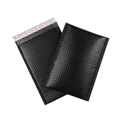 50pcs Black 15*19cm Poly bubble Mailer envelopes padded Mailing Bag Self Sealing